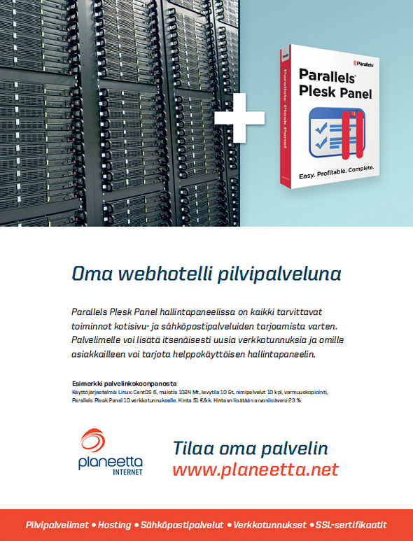 Oma webhotelli pilvipalveluna